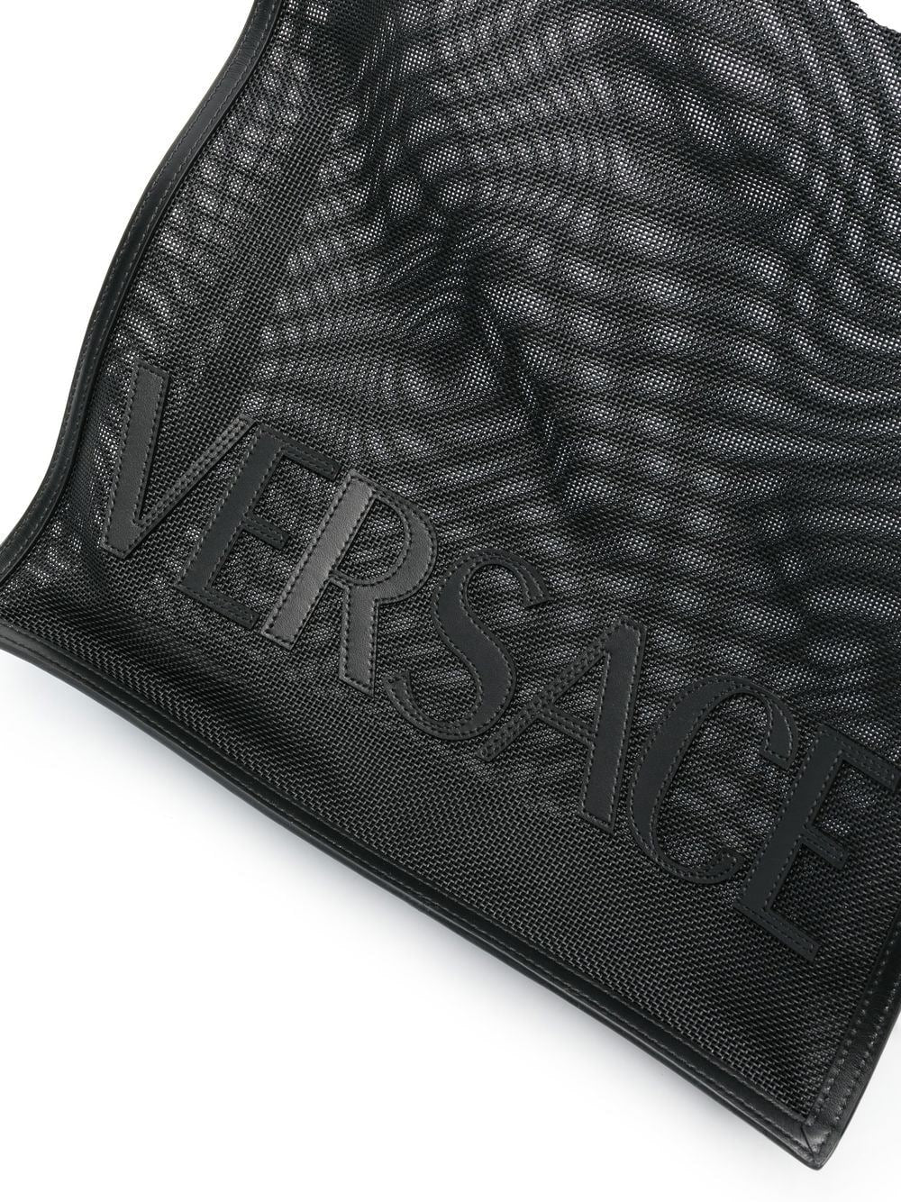 Versace Shopper logo-embellished tote bag