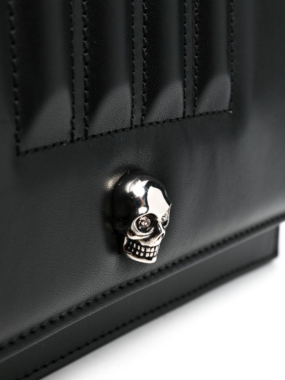 Alexander McQueen skull-stud padded crossbody bag
