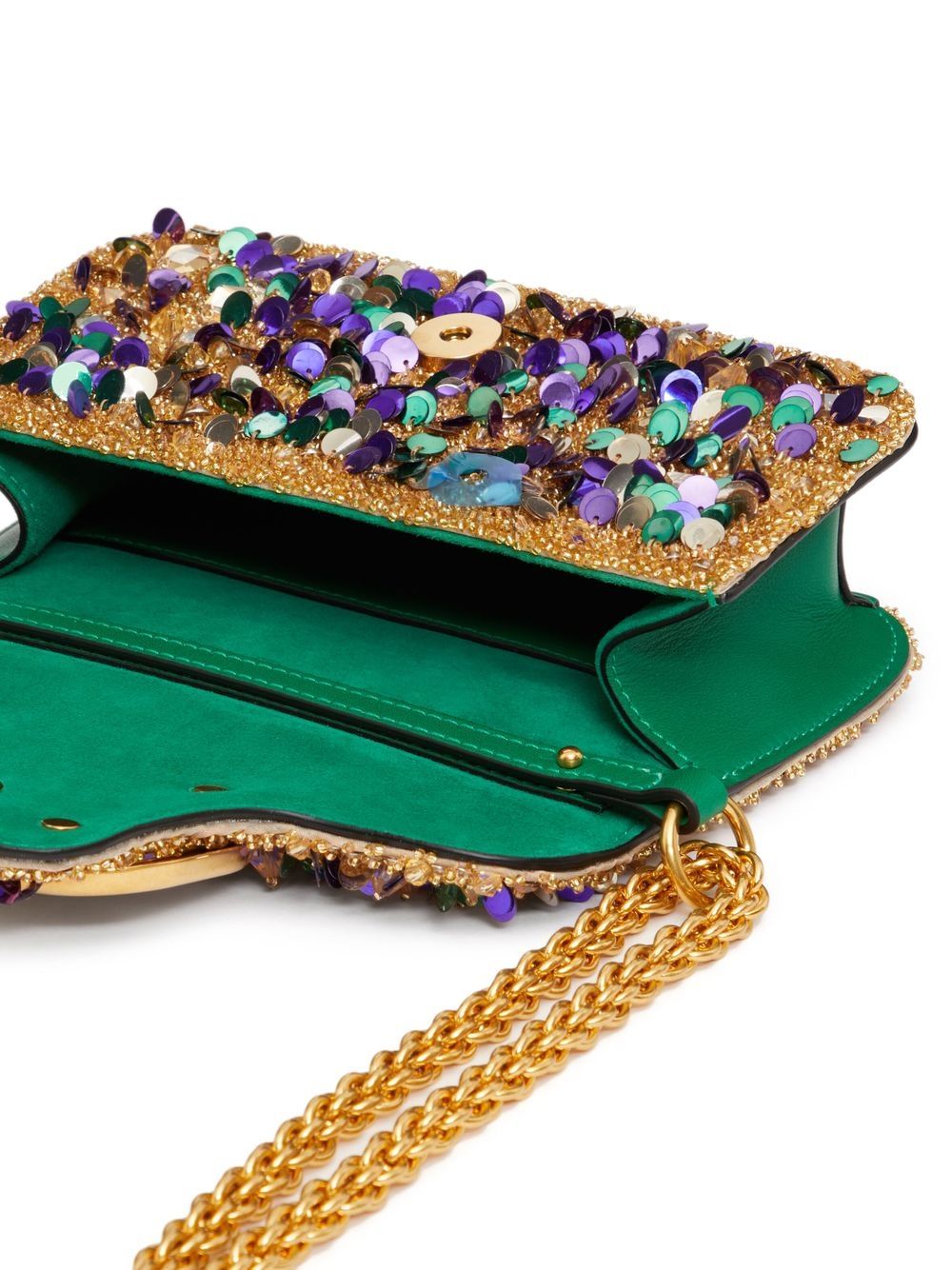 Valentino Garavani small Locò embellished shoulder bag