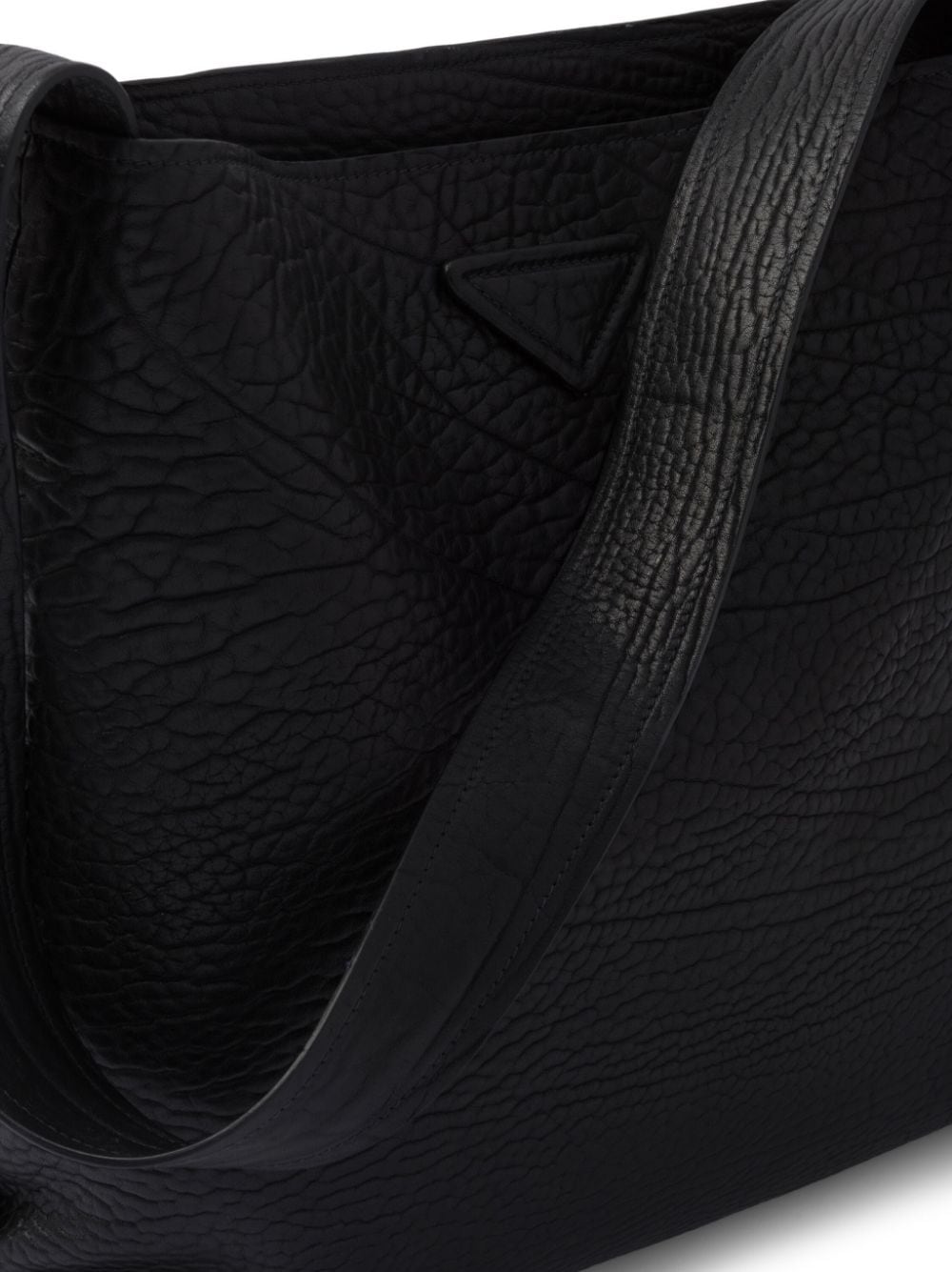 Pra*a grained leather tote bag