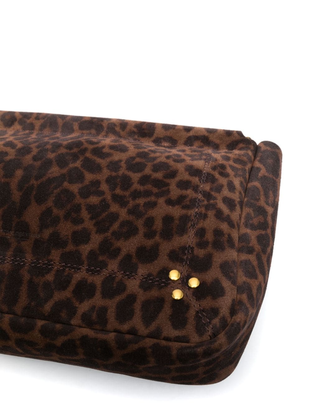 Jérôme Dreyfuss Clap L leopard-print clutch bag