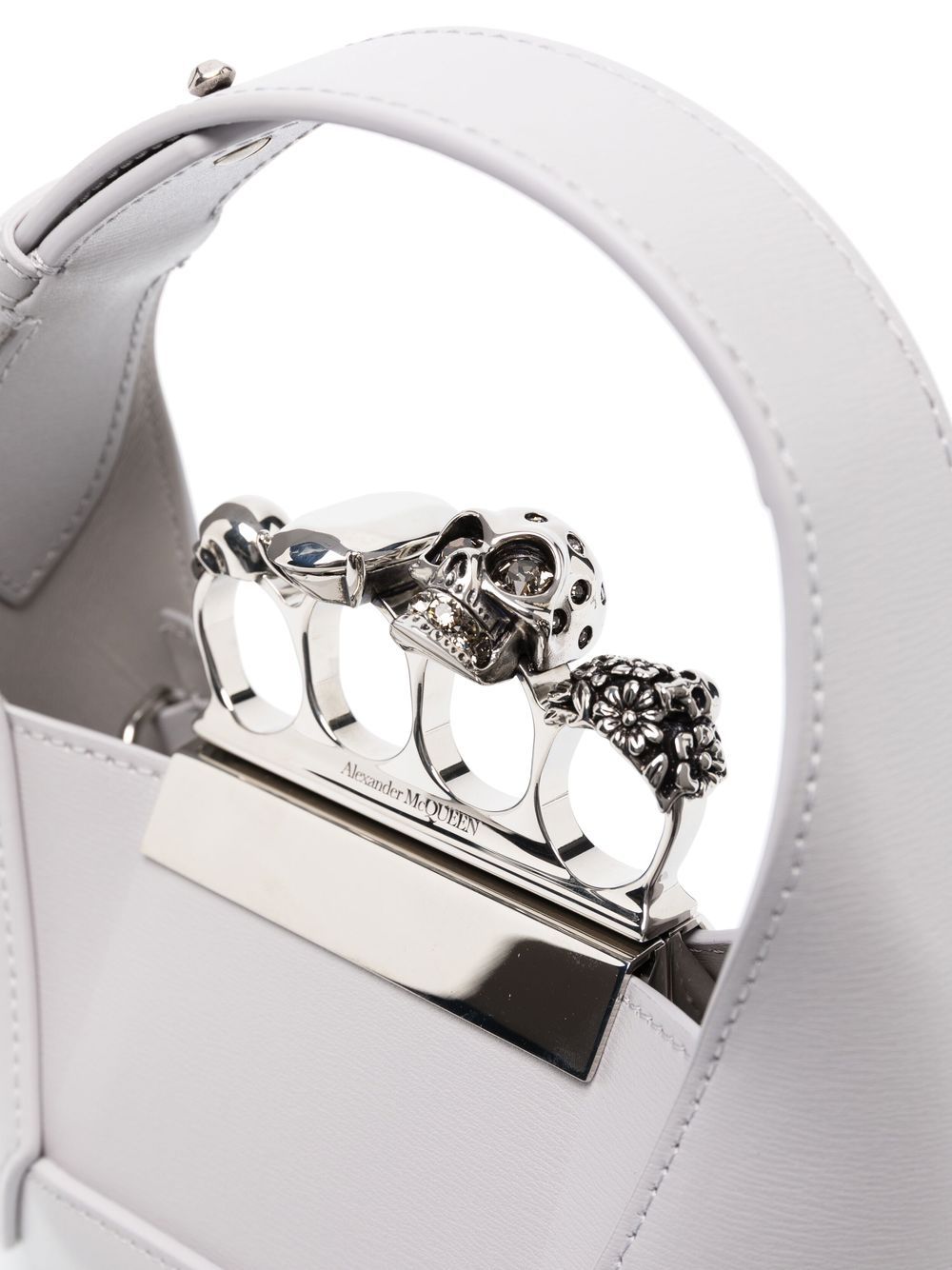 Alexander McQueen four-ring detail tote bag