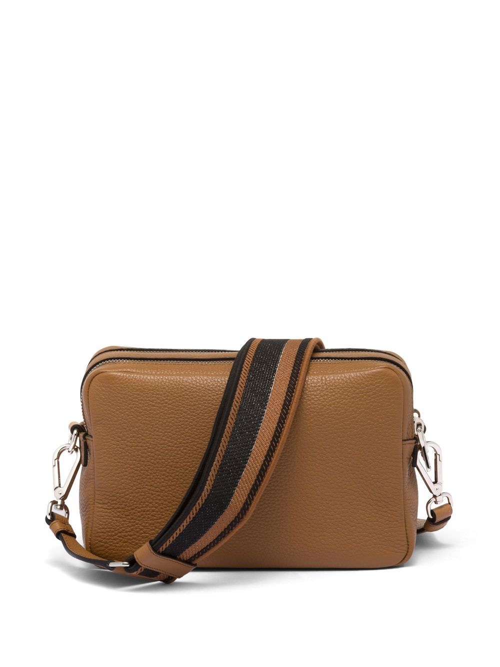 Pra*a triangle-logo-plaque crossbody/shoulder bag