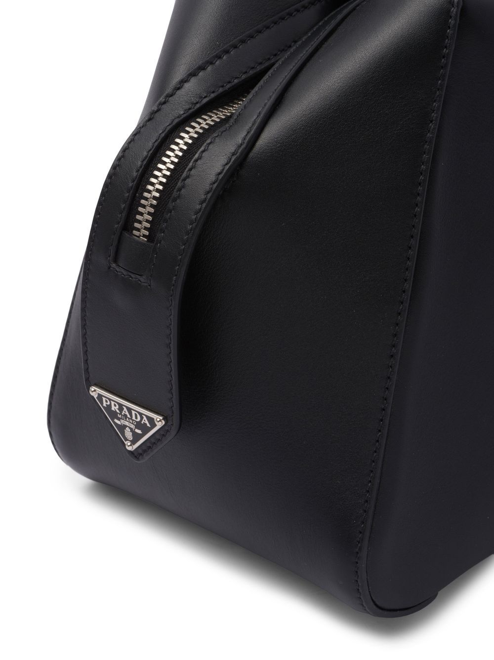 Pra*a small logo-print tote bag