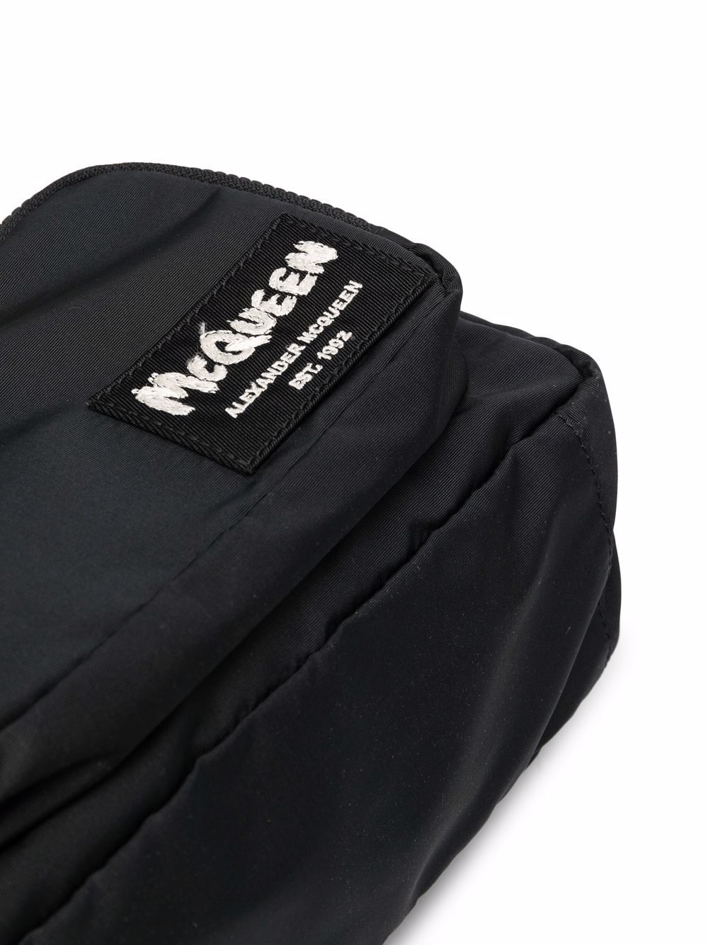 Alexander McQueen logo-patch crossbody bag