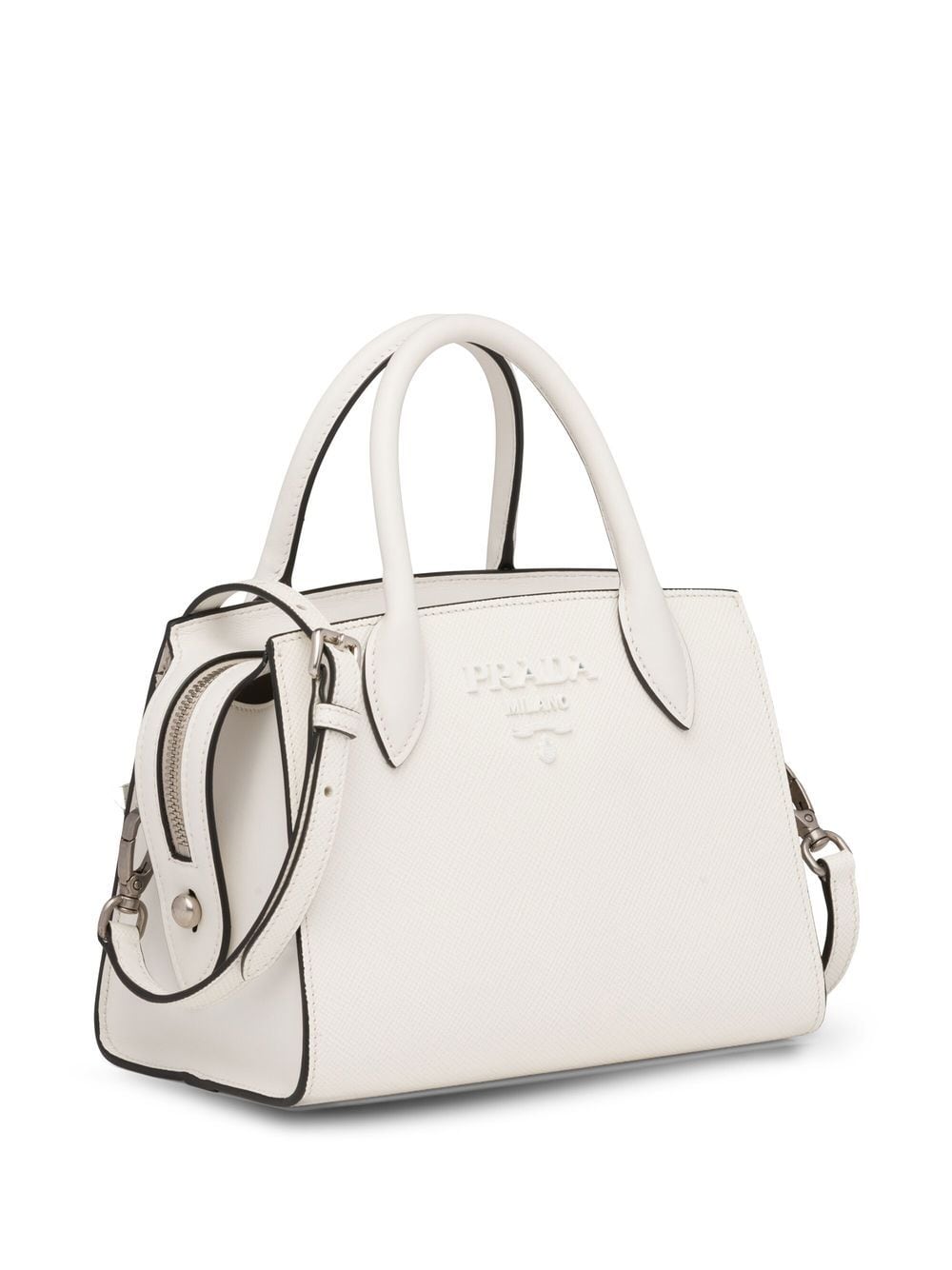 Pra*a mini saffiano leather tote