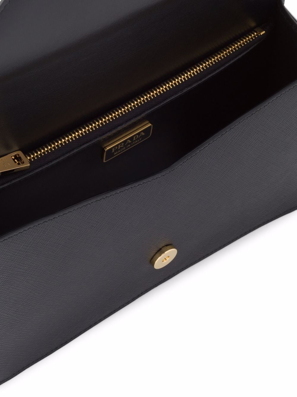 Pra*a triangle logo-plaque crossbody bag