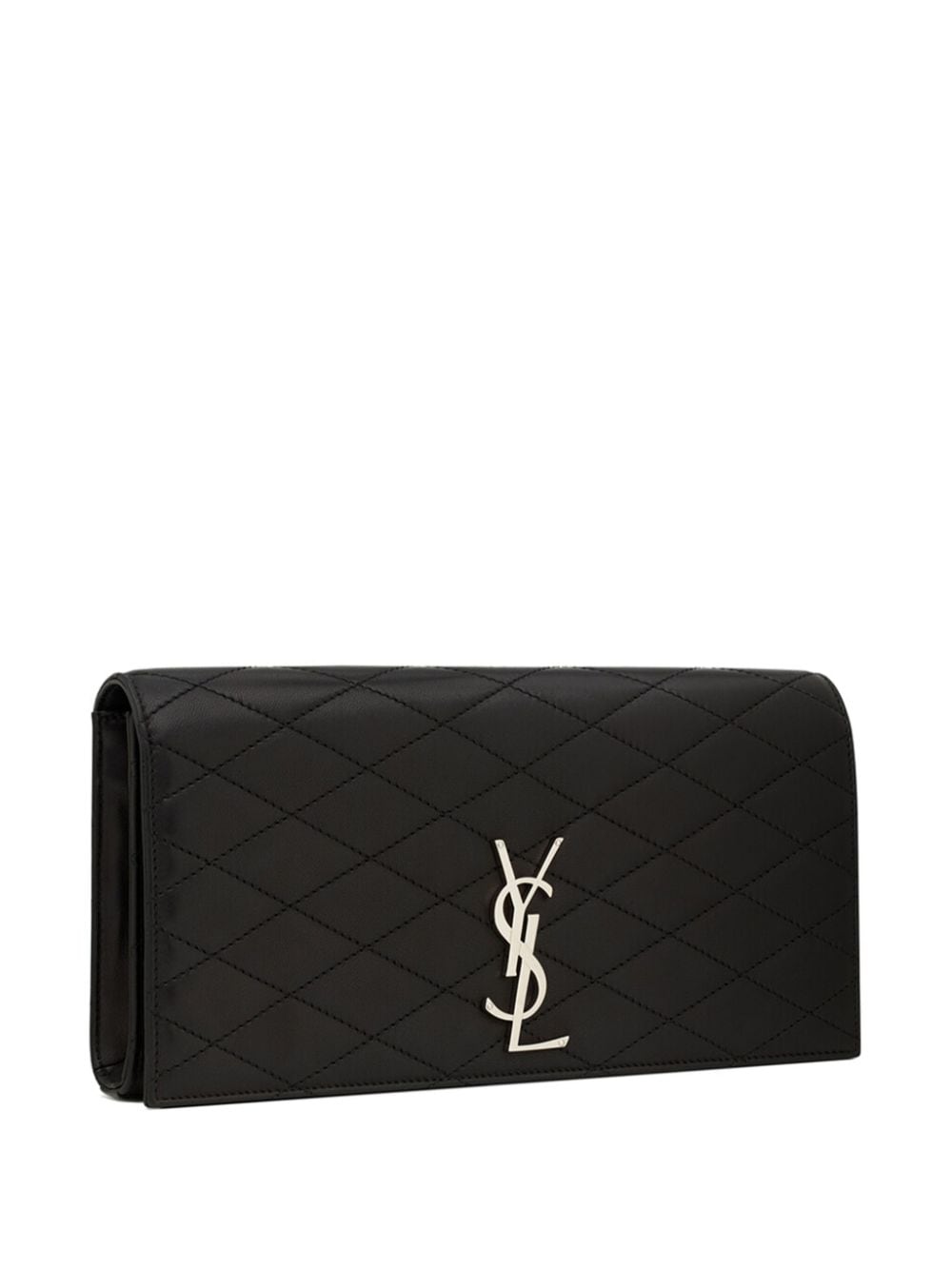 Saint Laurent Kate quilted leather clutch