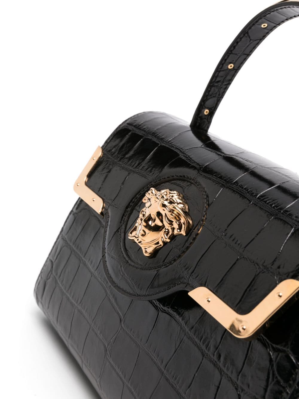 Versace La Medusa leather tote bag