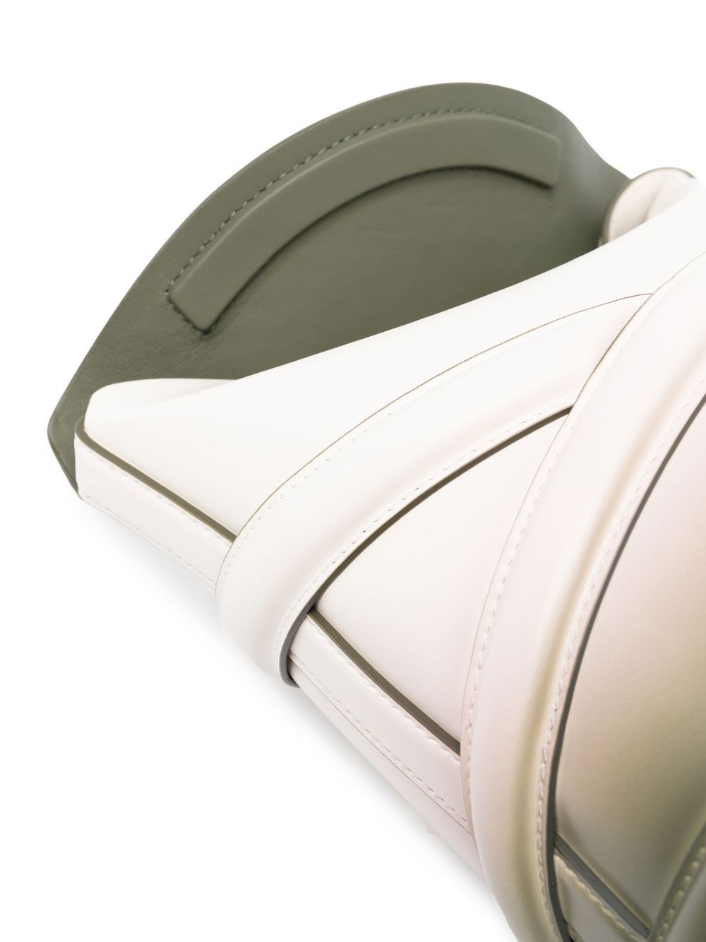 Alexander McQueen debossed-logo bucket bag