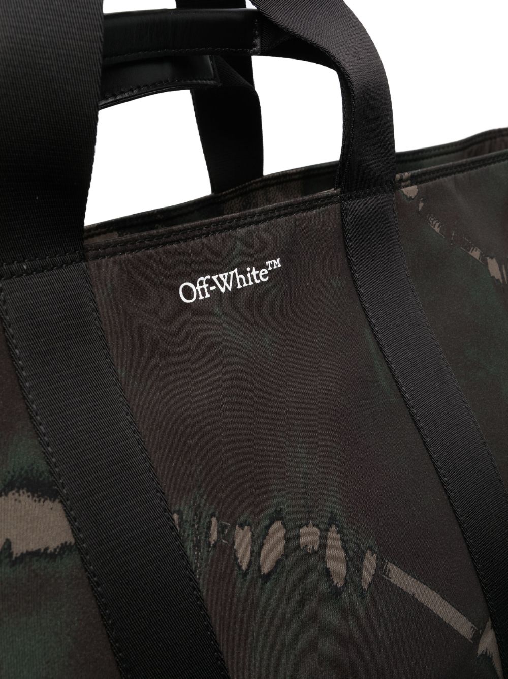 Off-White logo-print tote bag
