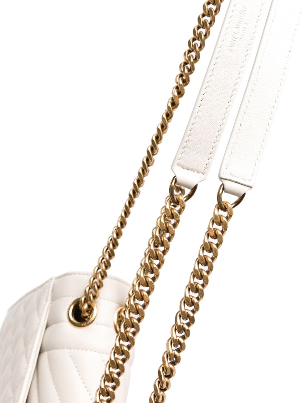 Saint Laurent medium Envelope logo-plaque quilted shoulder bag