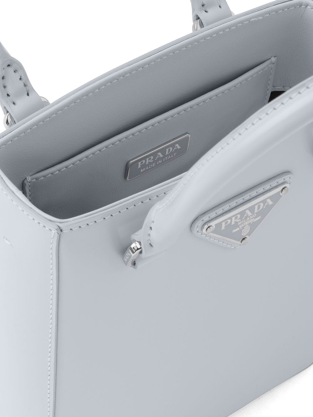 Pra*a small triangle plaque tote