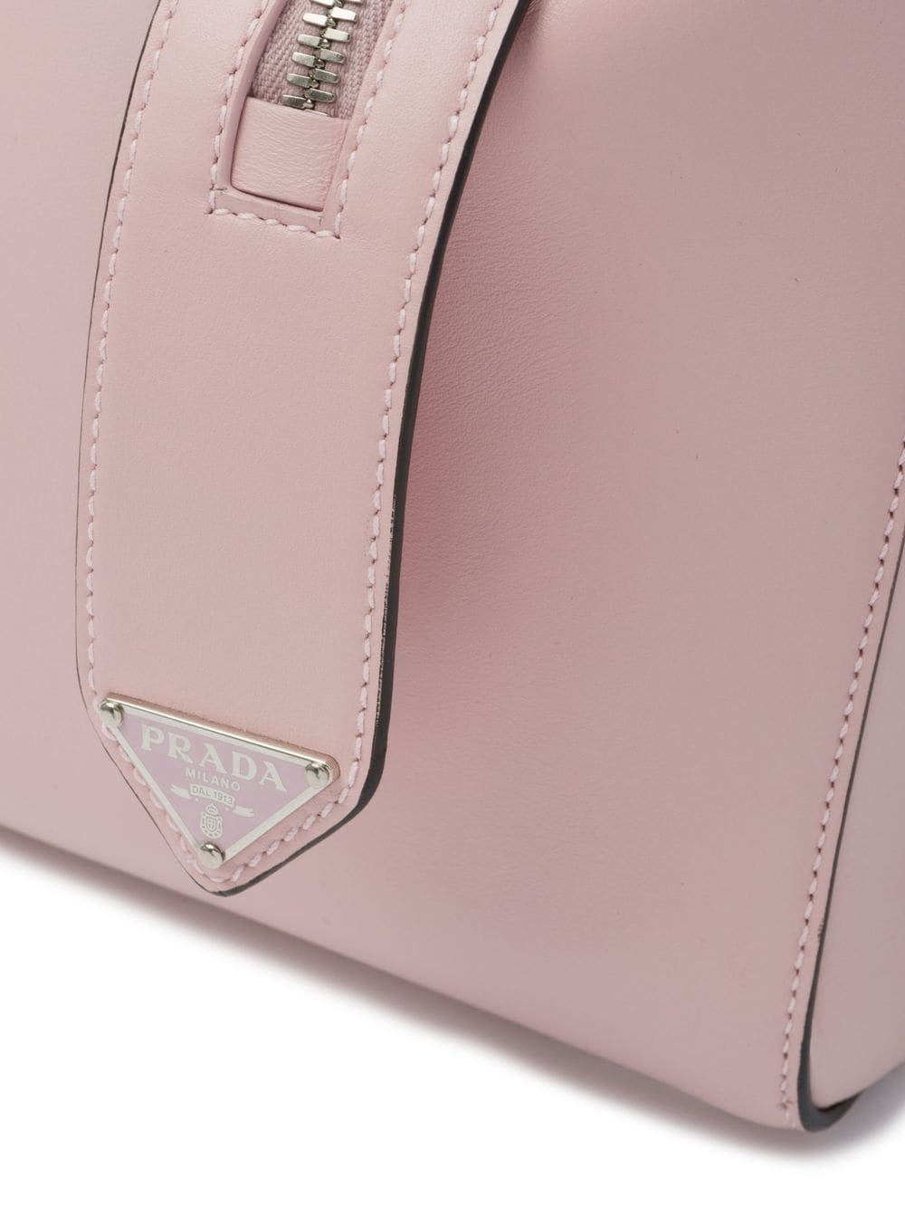 Pra*a small logo-print tote bag