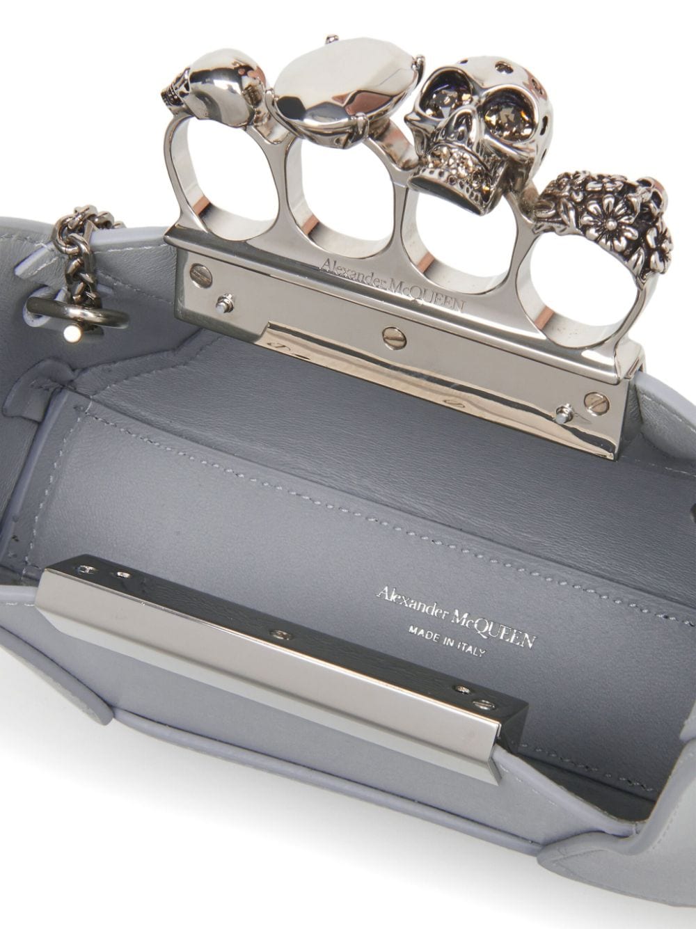 Alexander McQueen The Jewelled leather mini bag