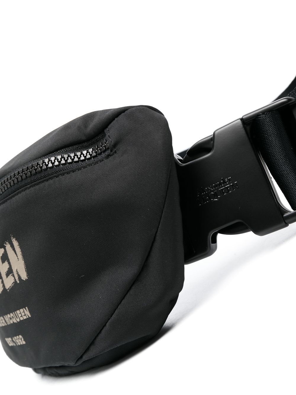 Alexander McQueen logo print belt bag