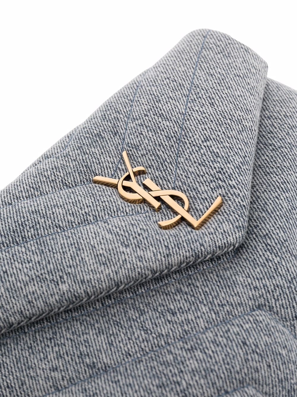 Saint Laurent Mono denim mini bag