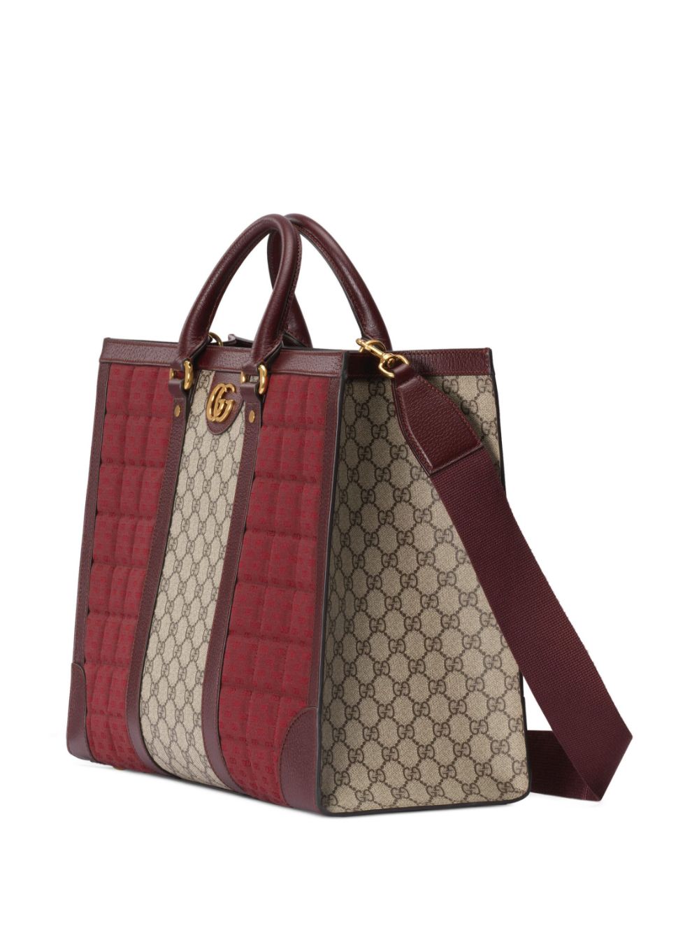 G*u*i large mini gg canvas tote bag