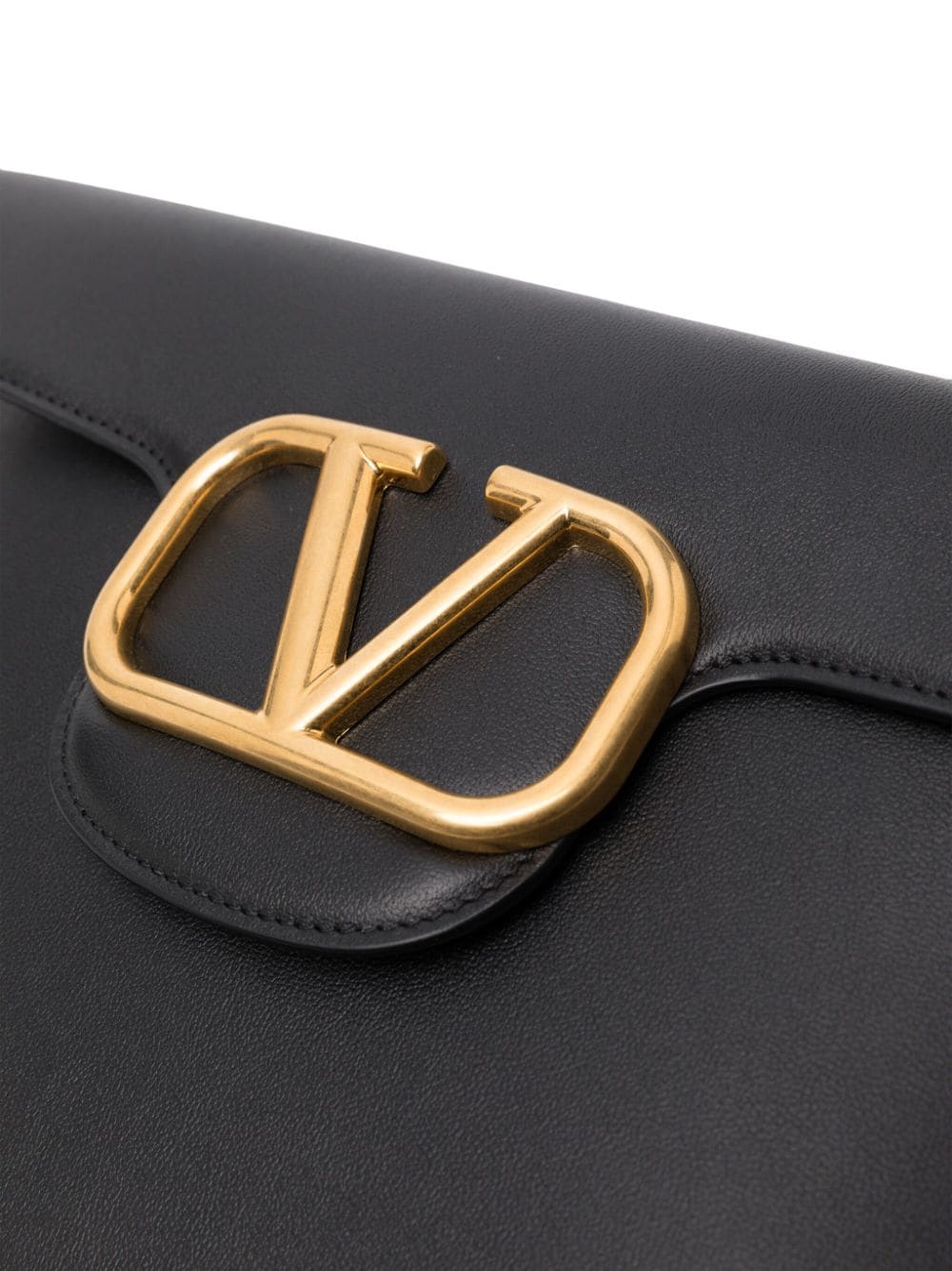 Valentino Garavani Locò leather clutch bag