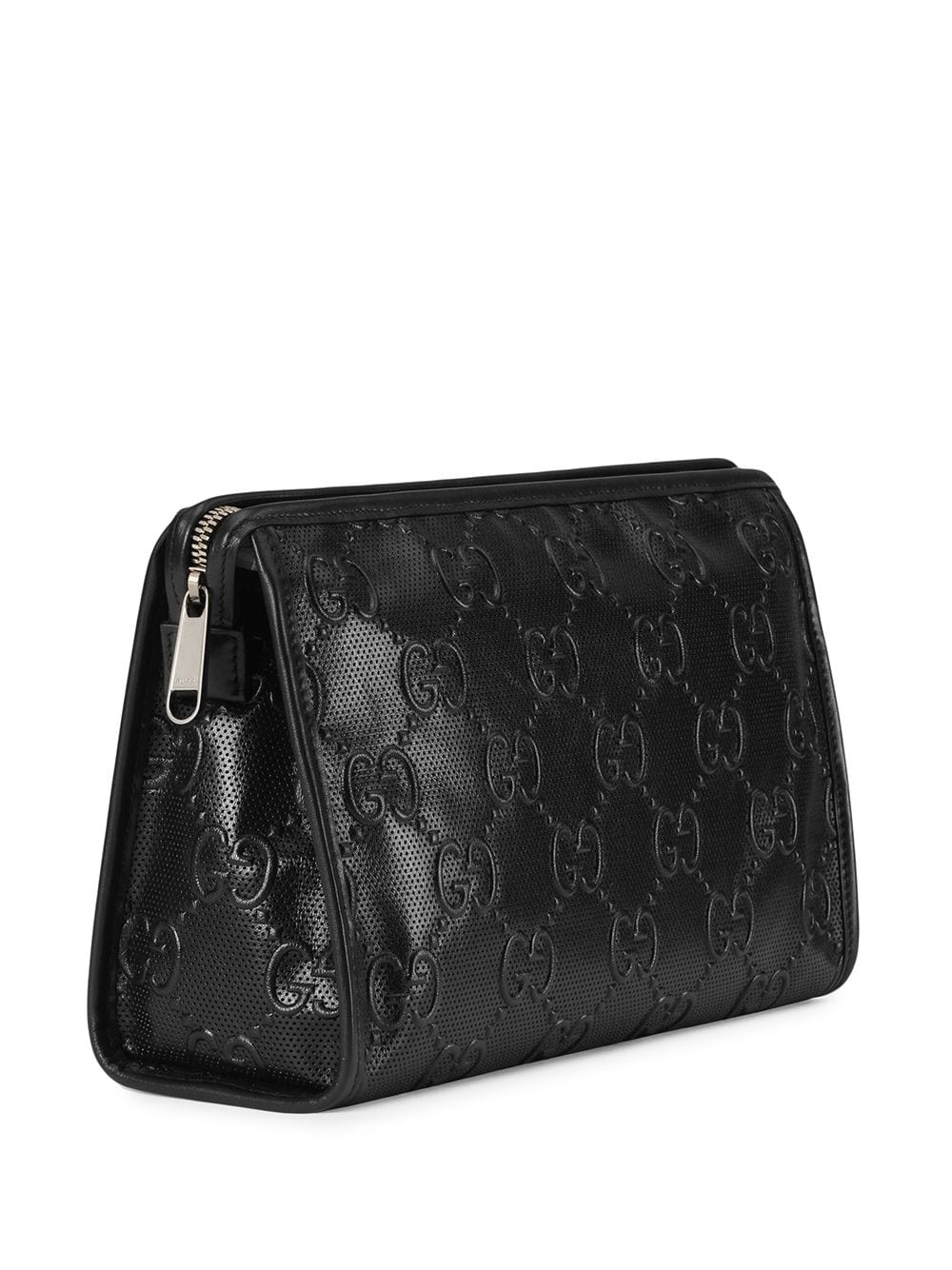 G*u*i gg-embossed clutch bag