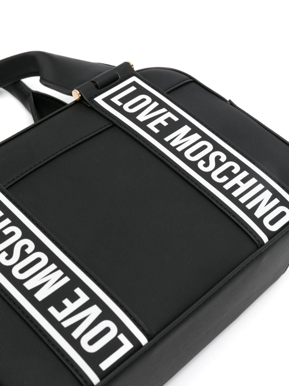 Love Moschino logo-tape crossbody bag