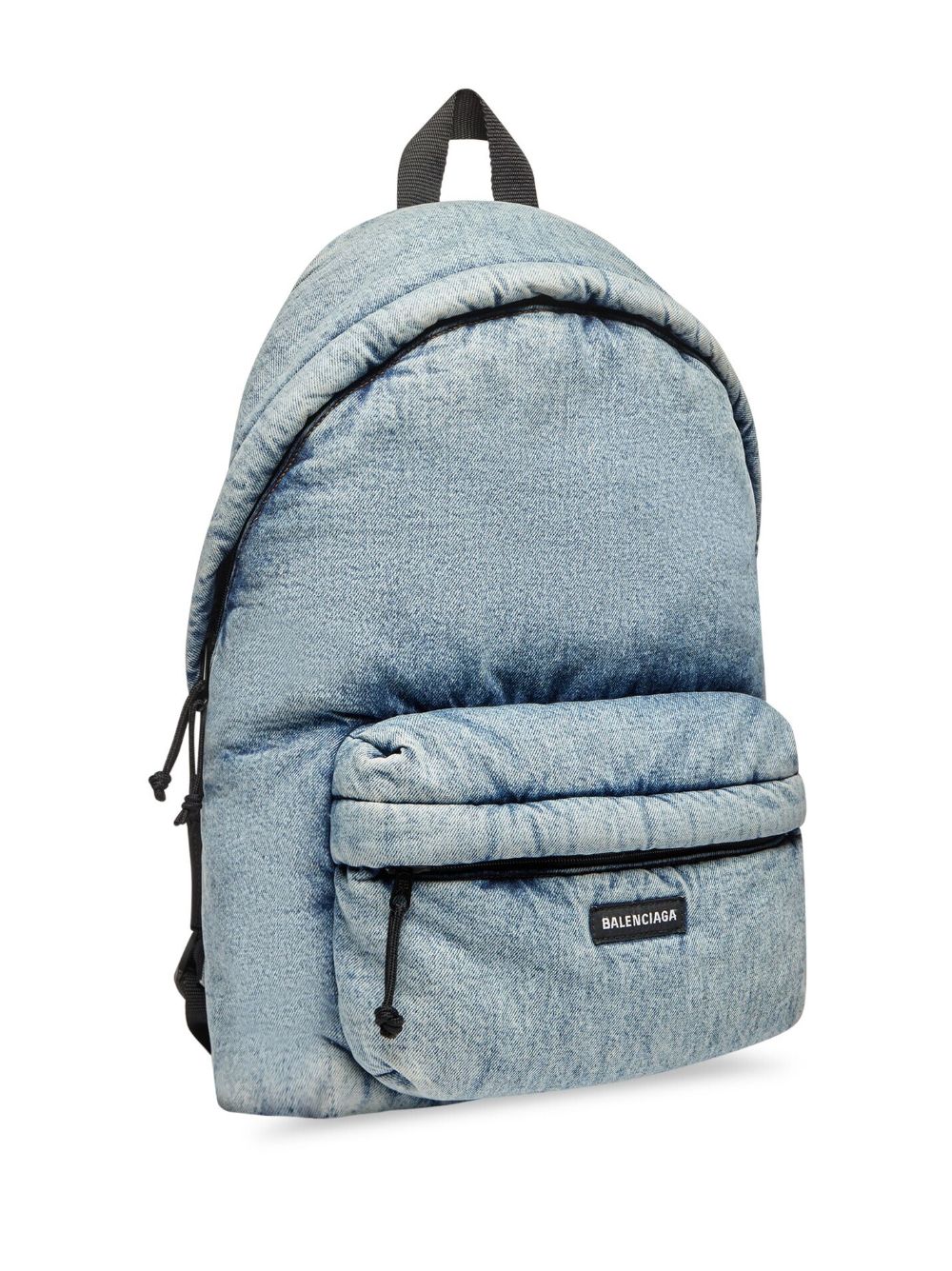Ba*len*cia*ga washed denim backpack