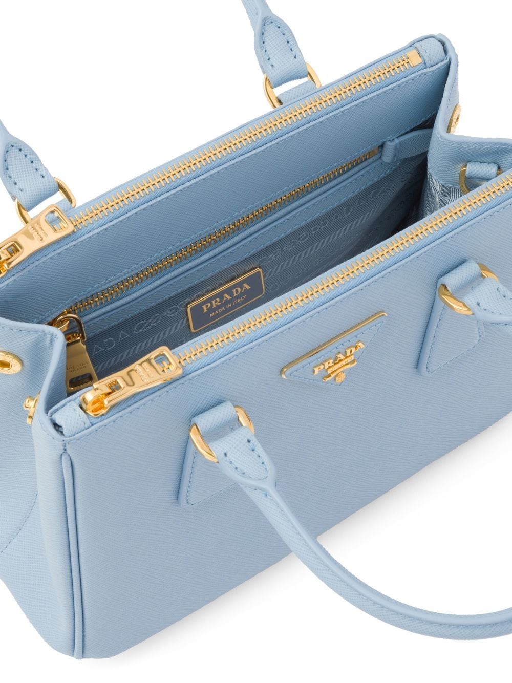 Pra*a small galleria leather tote bag