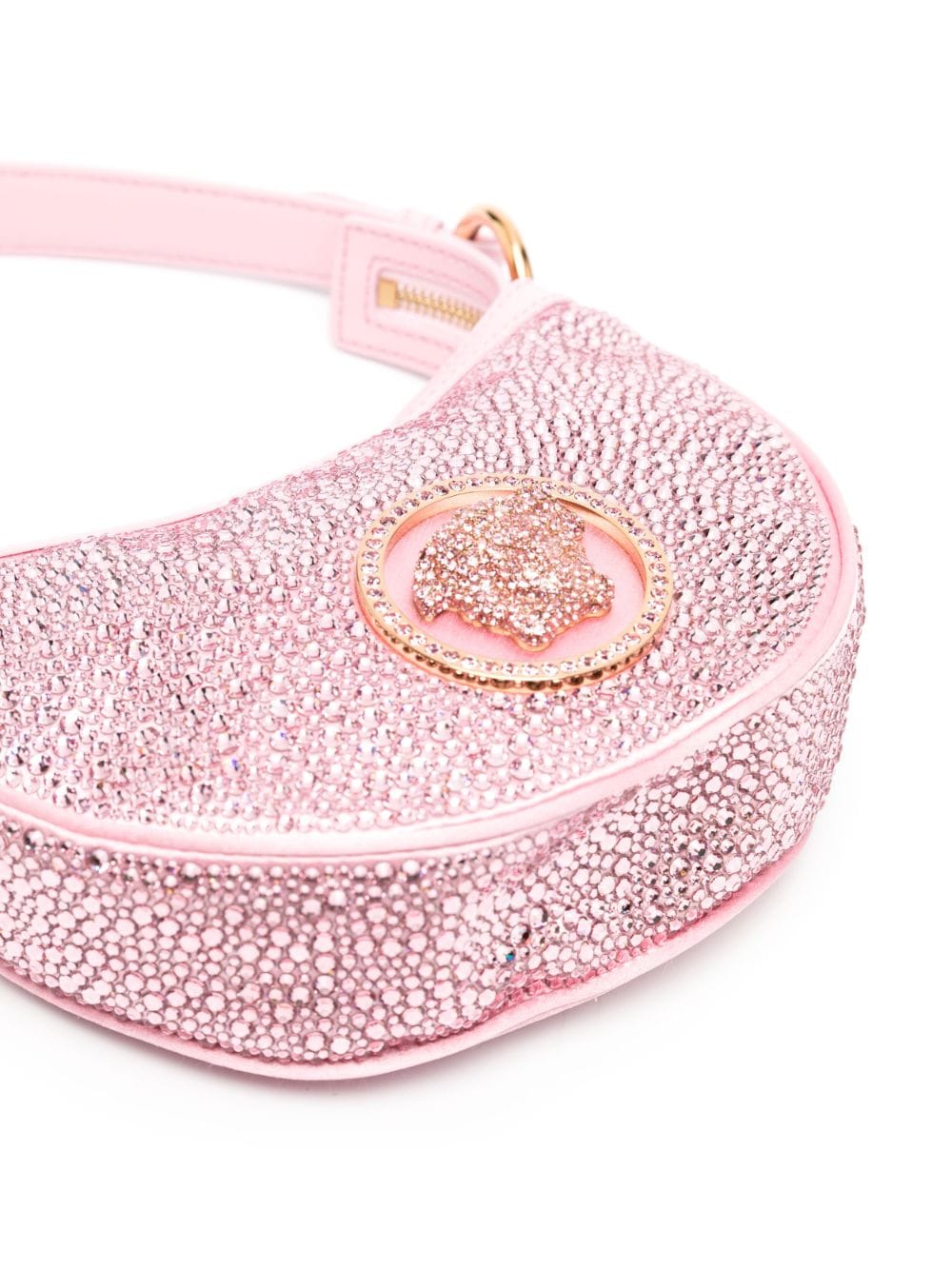 Versace Medusa Head crystal-embellished shoulder bag