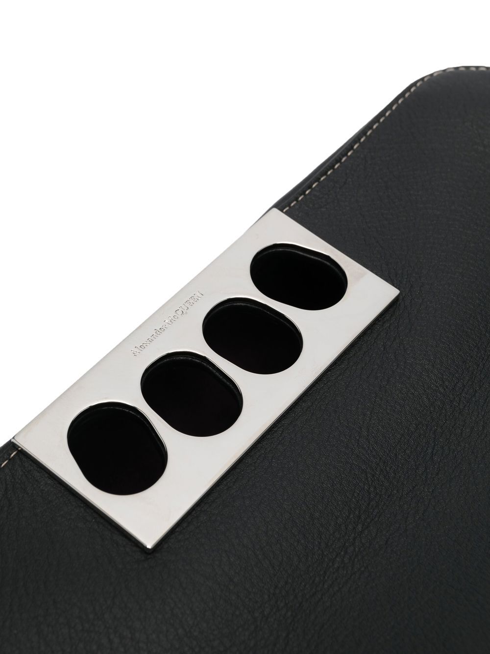 Alexander McQueen signature-handle leather backpack