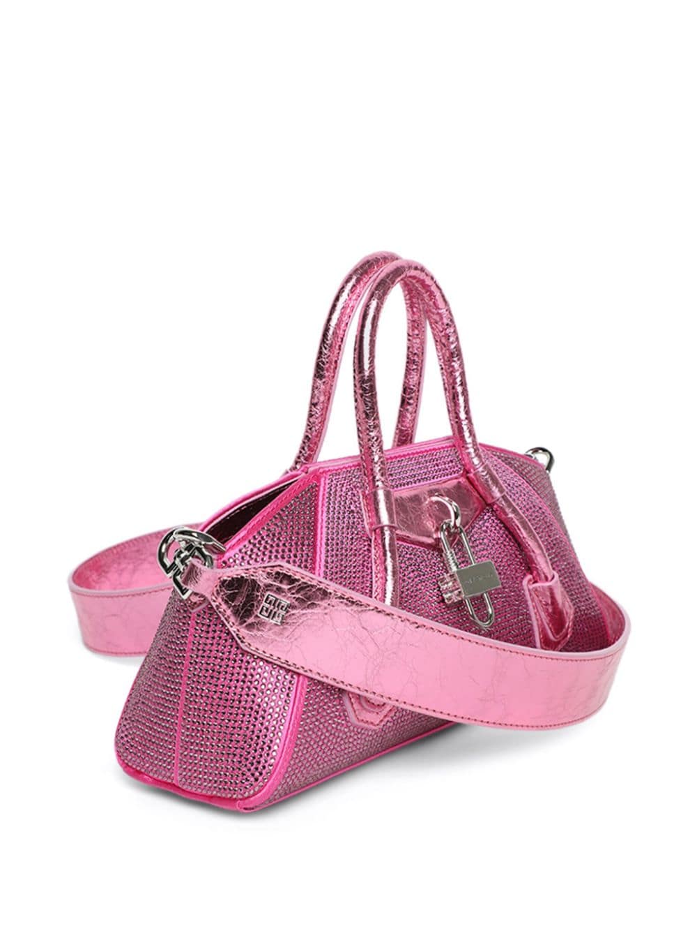 Givenchy mini Antigona Stretch crystal-embellished bag