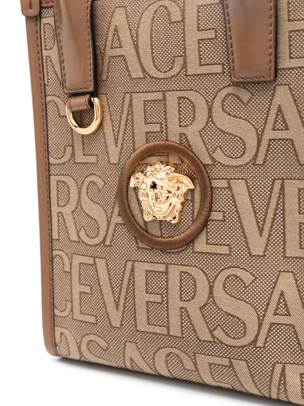Versace mini Versace Allover-jacquard tote bag