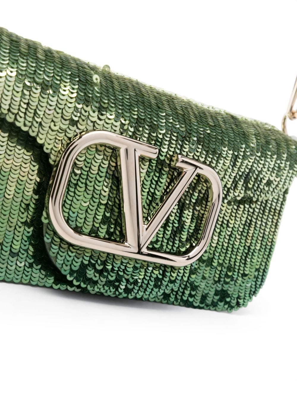 Valentino Garavani Locò sequin-embellished shoulder bag