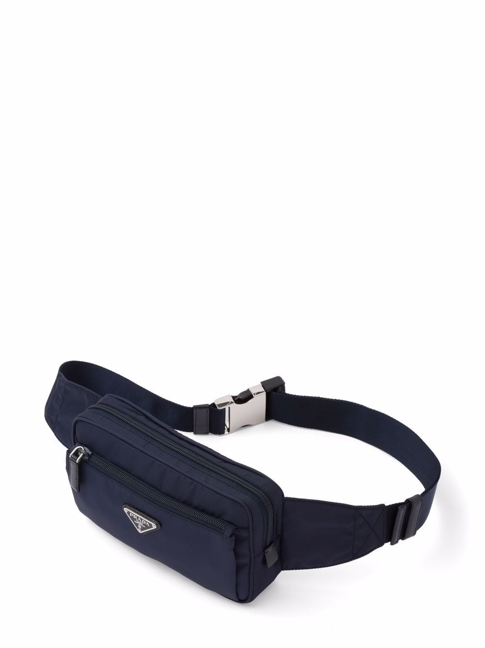Pra*a logo-plaque belt bag