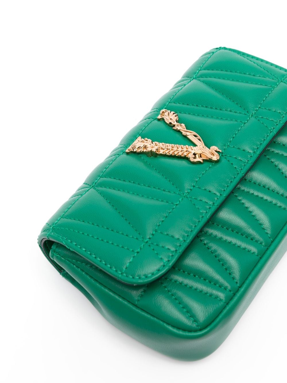 Versace Virtus quilted leather mini bag