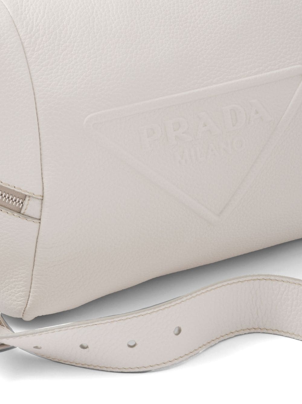 Pra*a debossed-logo shoulder bag