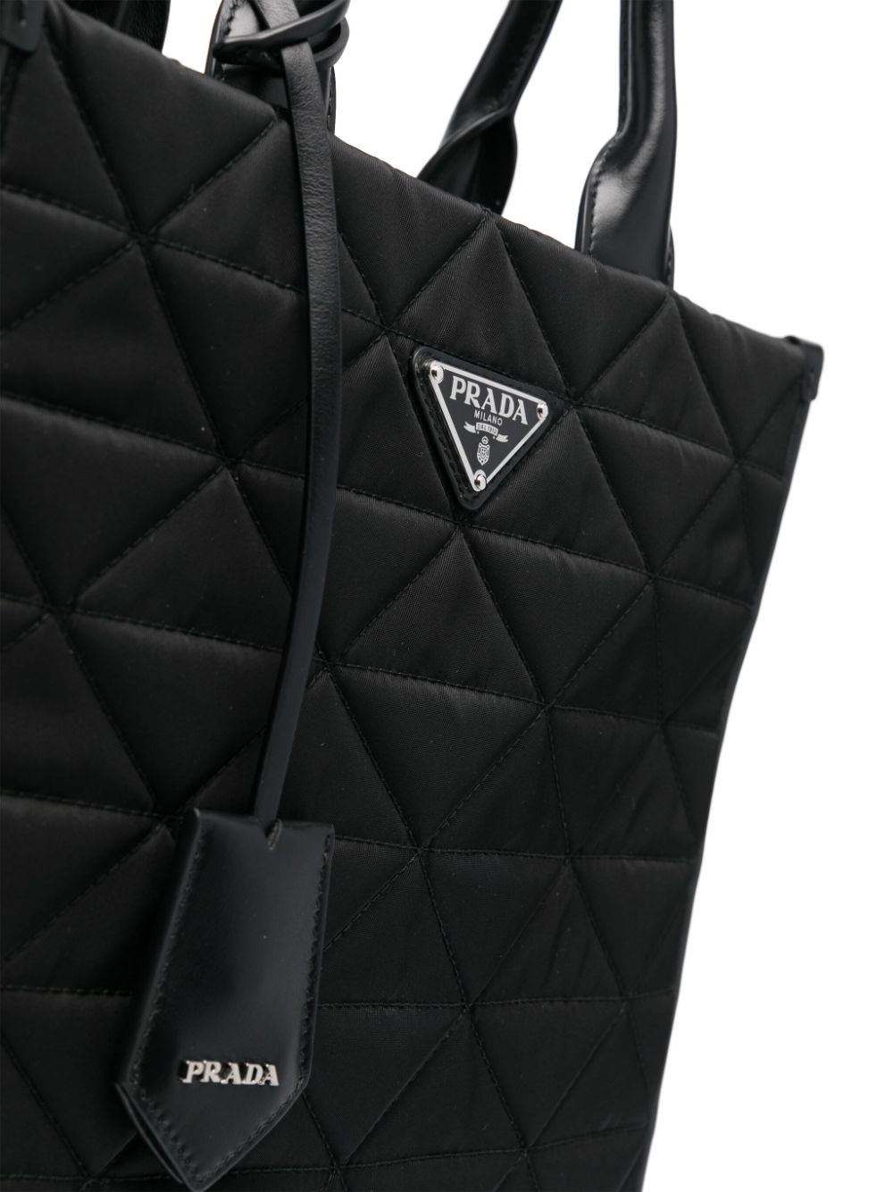 Pra*a re-nylon quilted tote bag