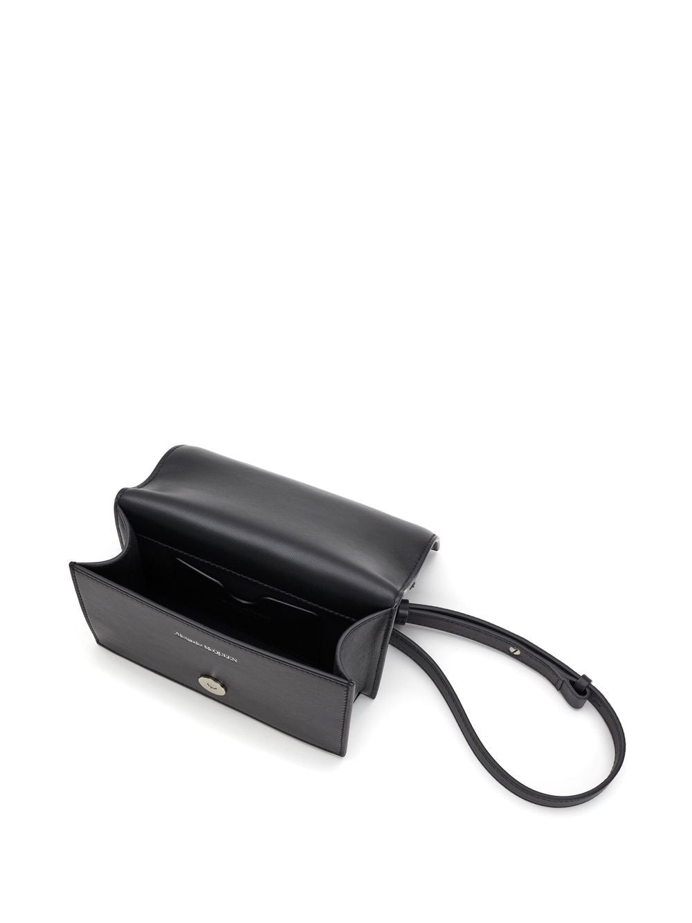 Alexander McQueen crystal-embellished leather mini bag