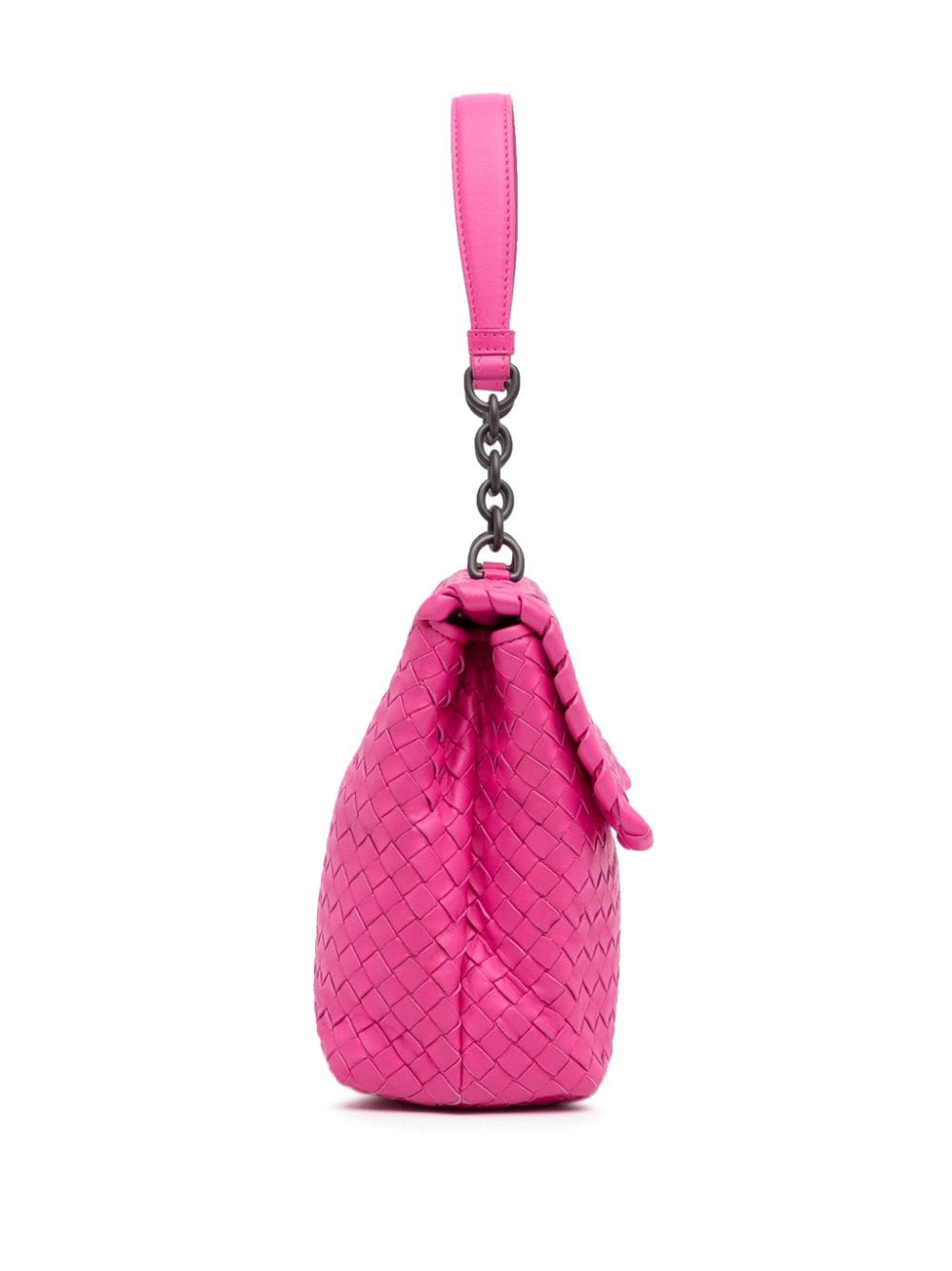 Bo*te*ga ve*ne*ta   medium intrecciato olimpia shoulder bag