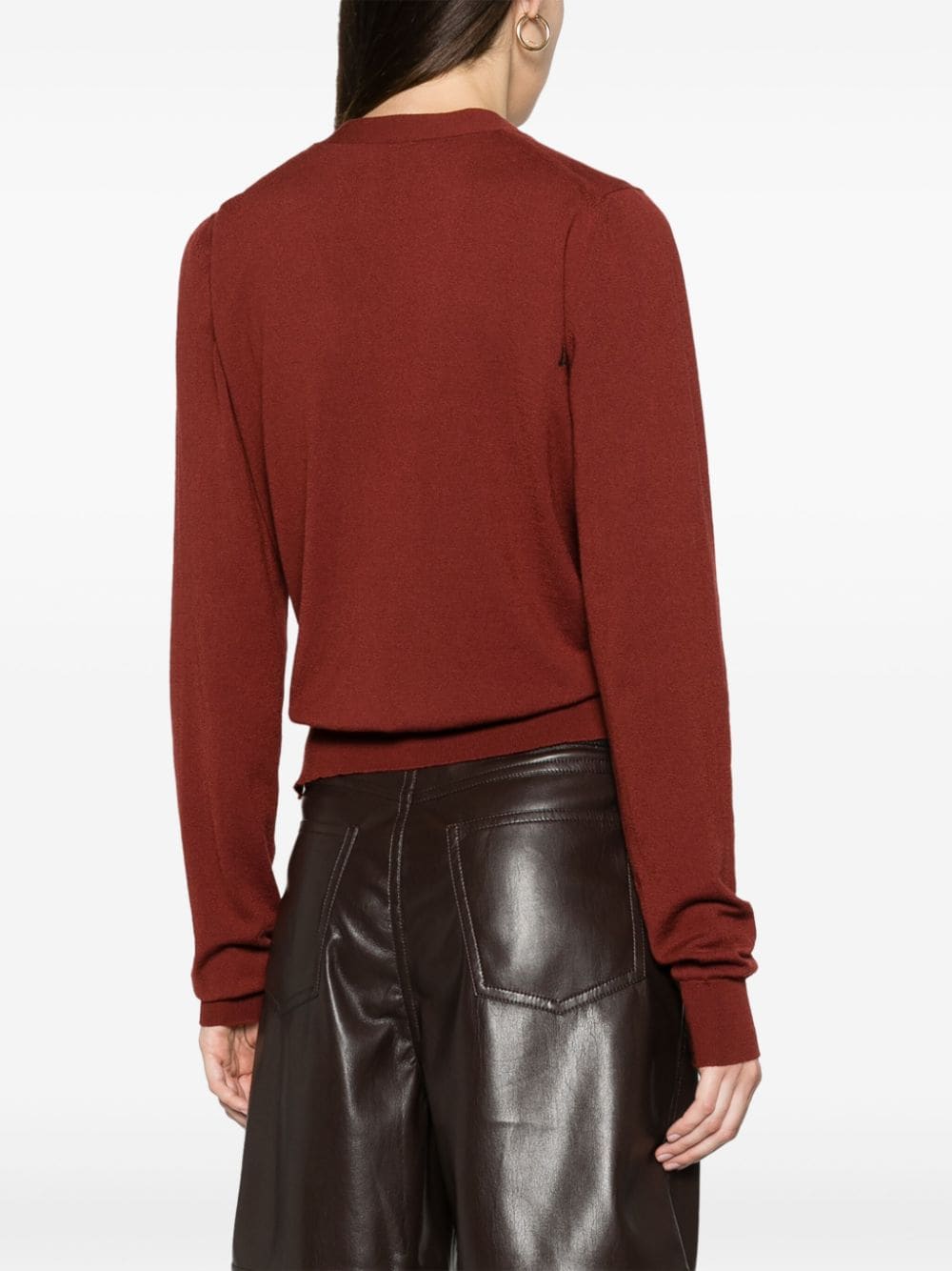 Bo*te*ga ve*ne*ta asymmetric cropped cardigan