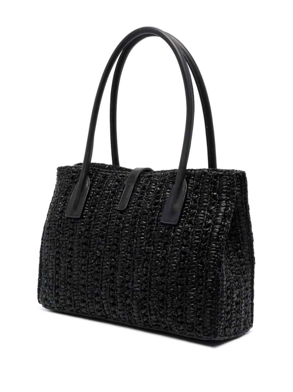 Saint Laurent Panier raffia tote bag