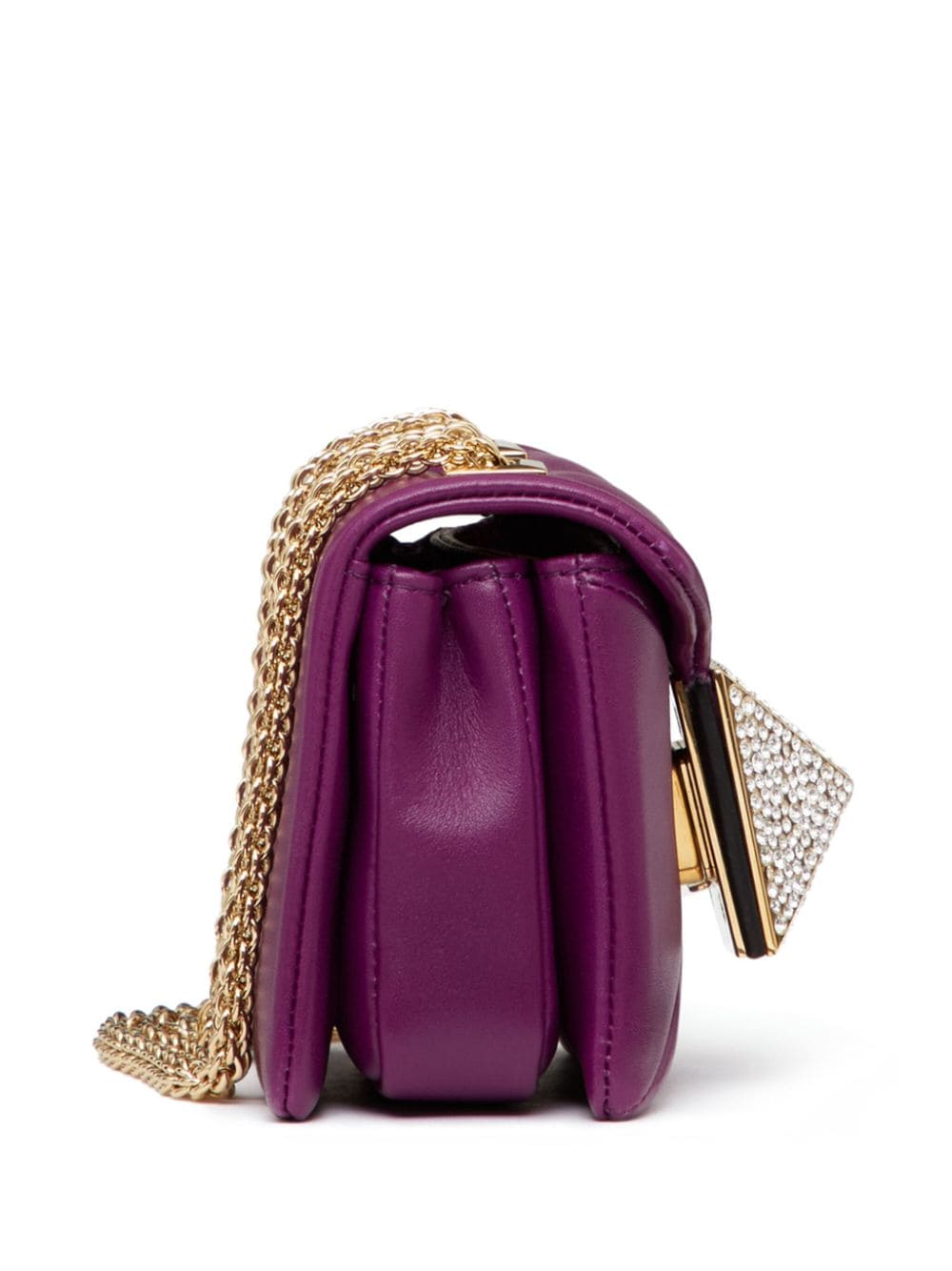 Valentino Garavani micro One Stud crystal embellished bag