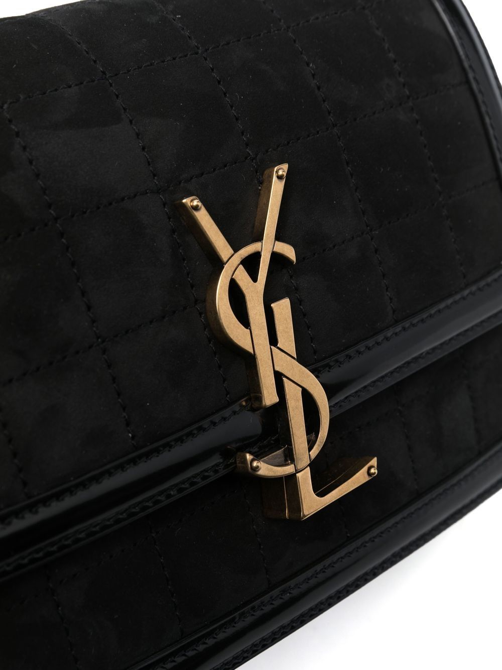 Saint Laurent YSL logo-plaque shoulder bag