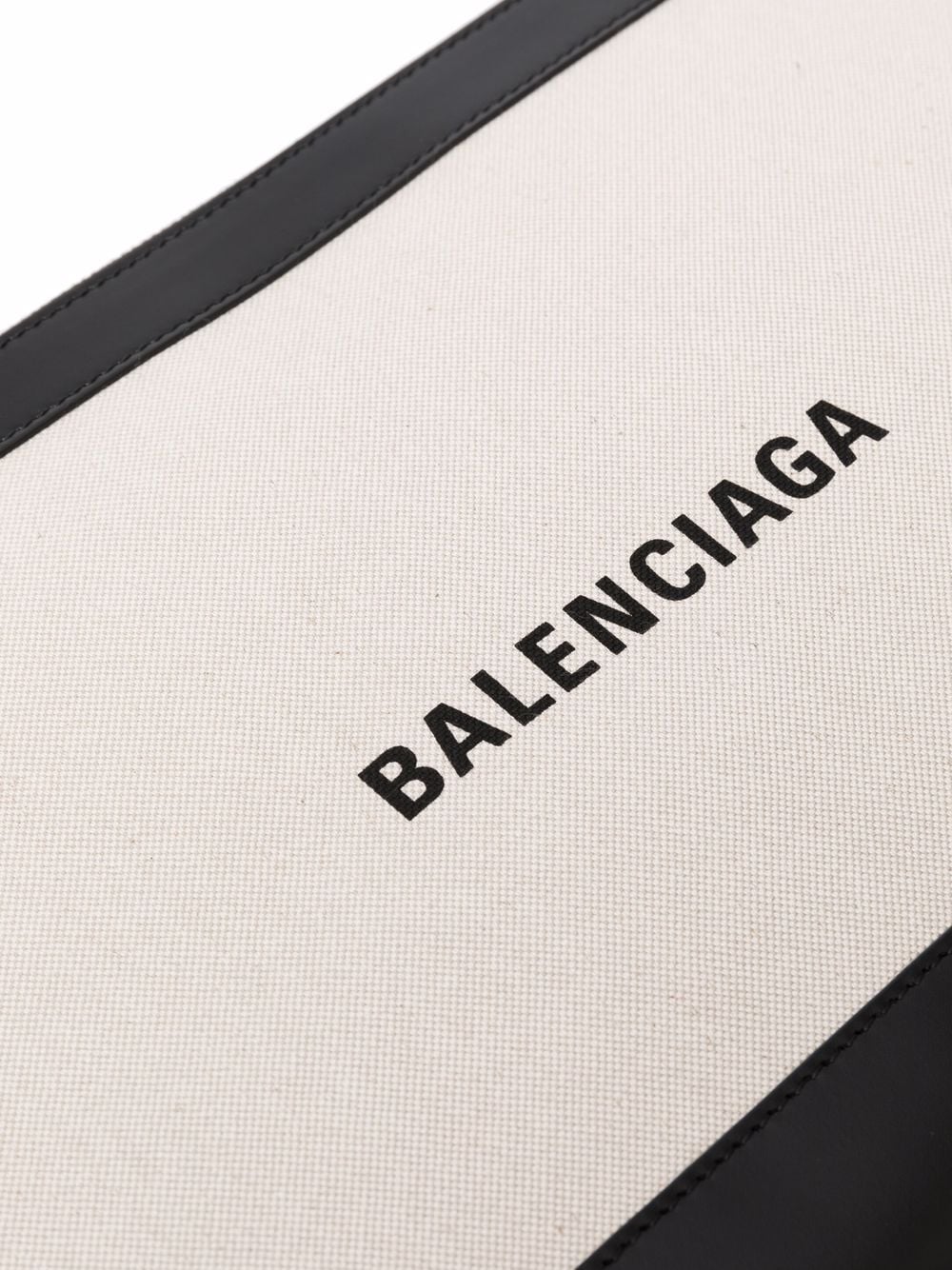 Ba*len*cia*ga logo-print clutch bag