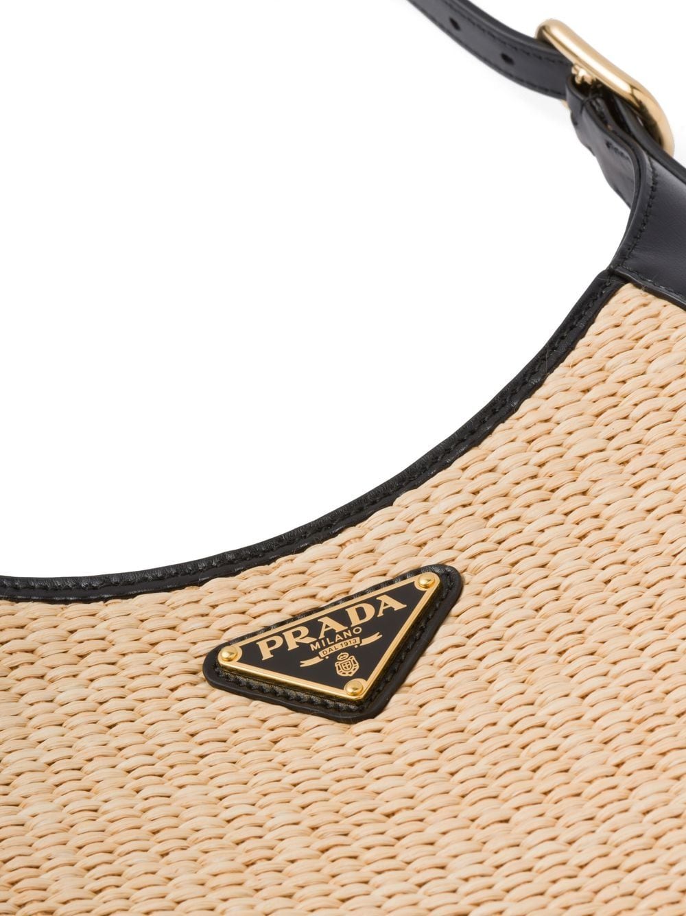 Pra*a triangle-logo shoulder bag