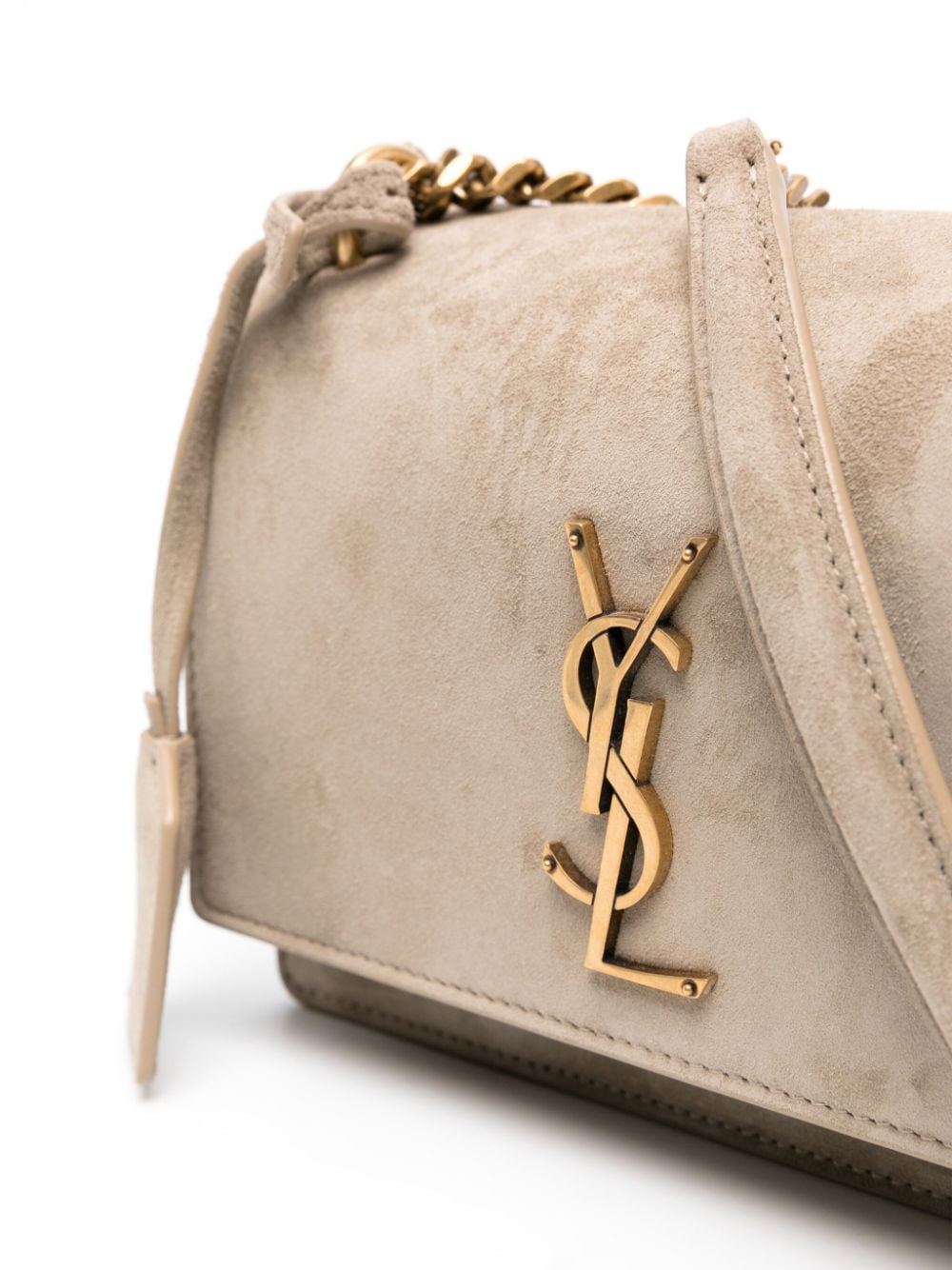Saint Laurent small Sunset suede crossbody bag