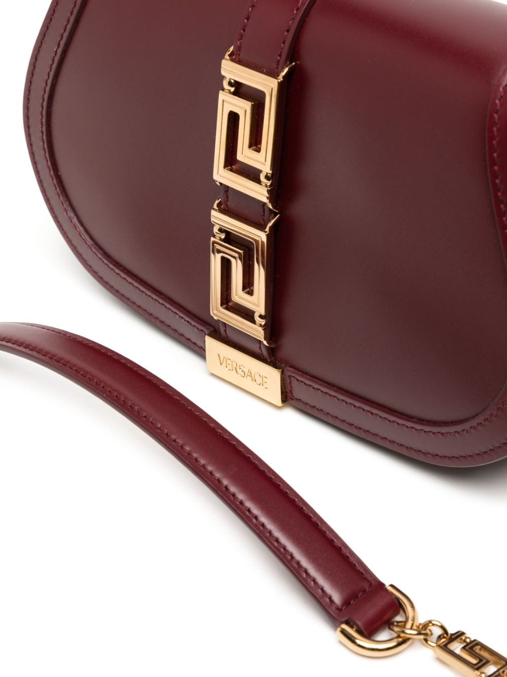 Versace Greca Goddess leather shoulder bag
