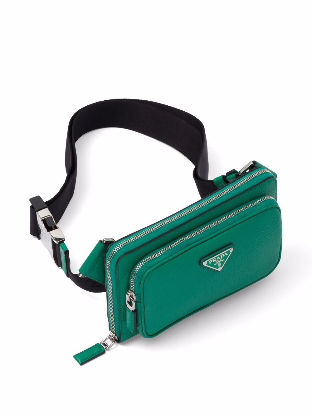 Pra*a logo plaque crossbody bag