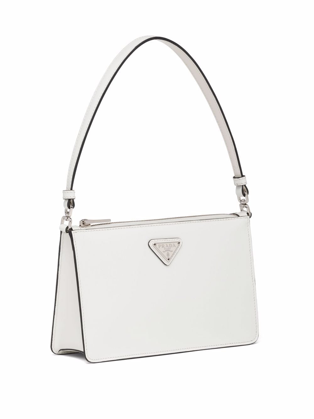 Pra*a triangle-plaque shoulder bag