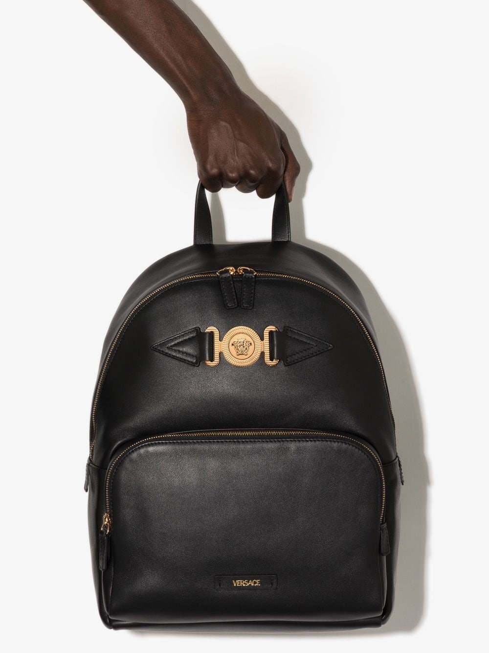 Versace Medusa leather backpack
