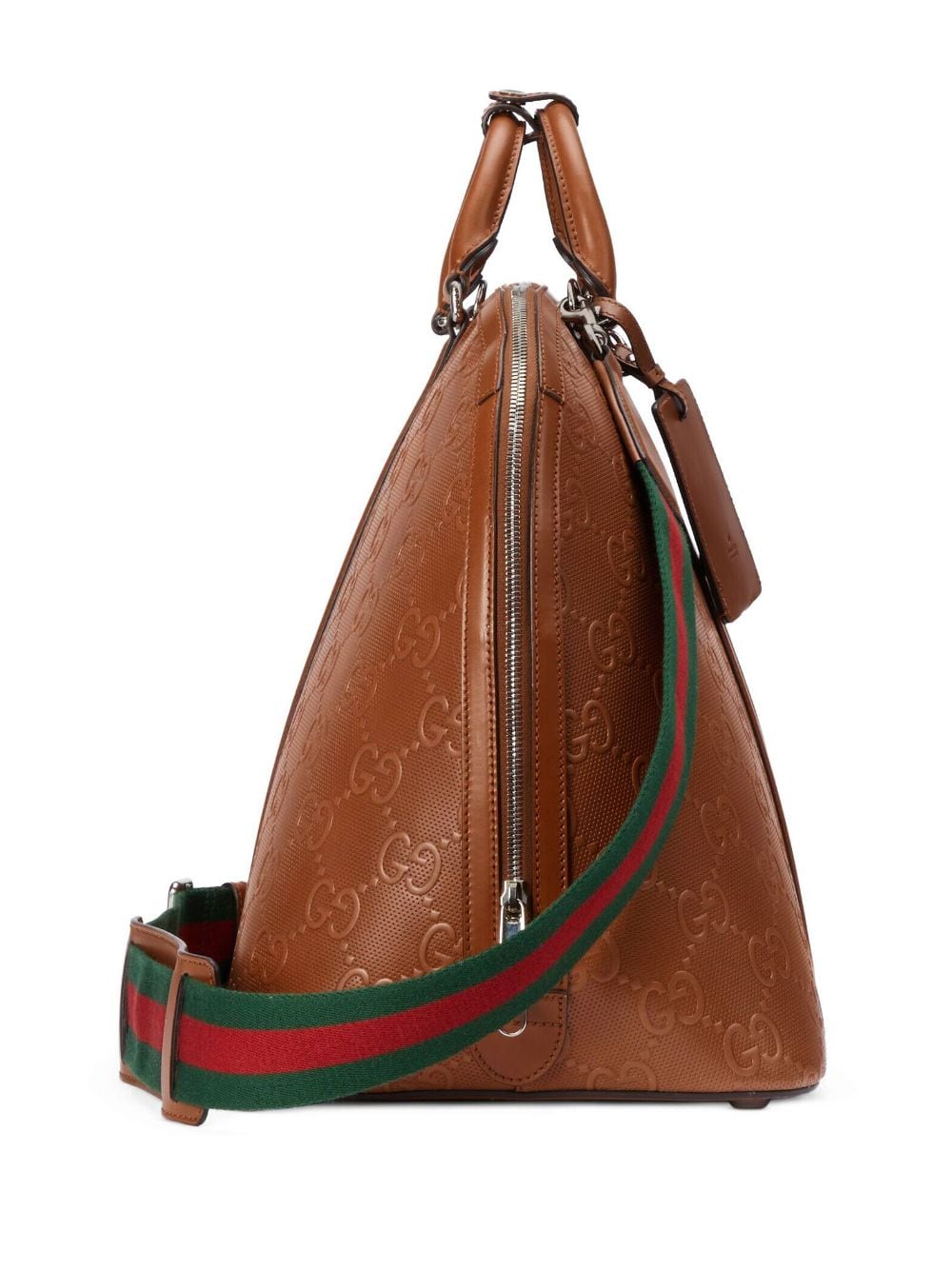 G*u*i gg embossed duffle bag